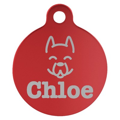 Anodized Aluminum Pet Tag