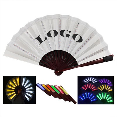 Custom Led Luminous Folding Fan