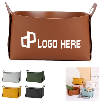 Pu Leather Organizer W/ Handle