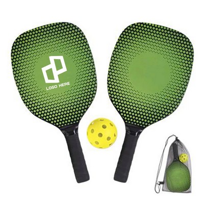 Wooden Pickleball Paddle Set