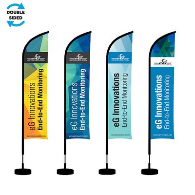 9' Custom Advertisement Feather Flag Kit