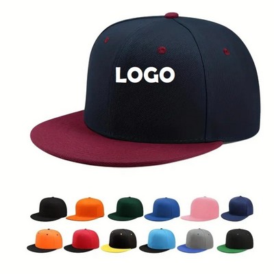 Flat Brim Baseball Cap