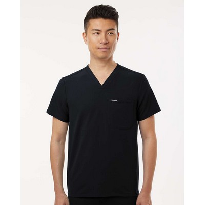 Jaanuu® Men's Holmes Everyday 1-Pocket Scrub V-Neck Top