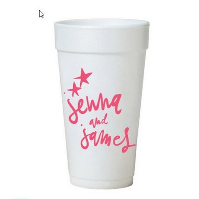 20oz. Tall White Styrofoam Cup