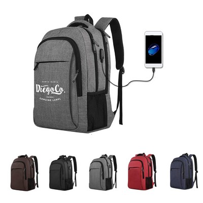Laptop Backpack w/ USB Charging Port