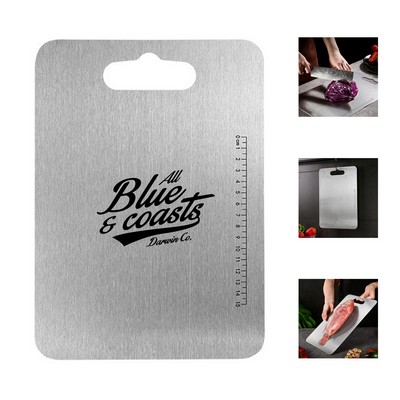 Non-Slip Stainless Steel Cutting Board