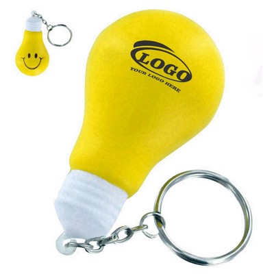 Lightbulb Stress Balls Key Chain