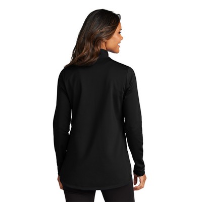 Port Authority® Women's C-FREE Double Knit 1/4-Zip Pullover