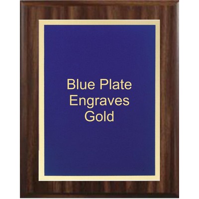 Cherry Plaque 8" x 10" - Blue/Gold 6" x 8" Simplicity Plate