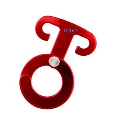 Aluminum Alloy Shaped Hooks Multifunctional Rope Hangers for Camping Hiking Tent Setup