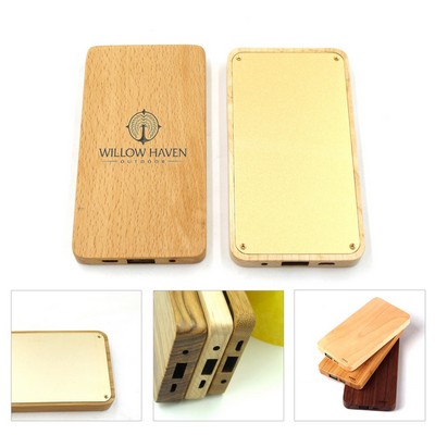Wood 5000mAh Power Bank