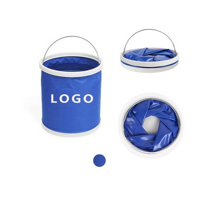 11 L Blue Collapsible Bucket