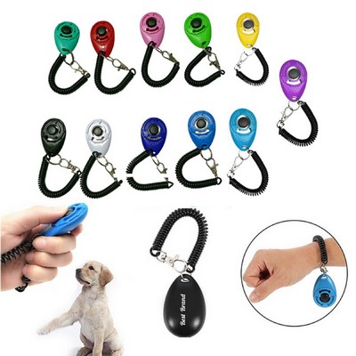 Pet Training Clicker With Wrist Strap