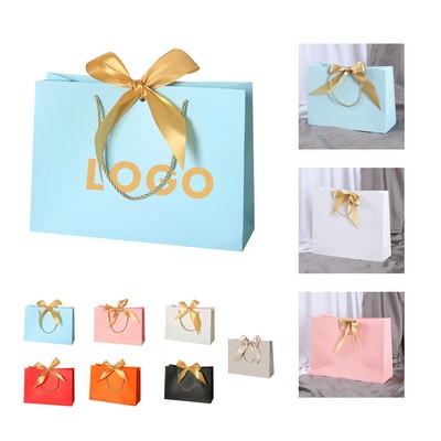 Large Gift Bags with Ribbon Bow