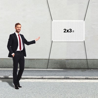 Custom 2' X 3' Mesh Banners