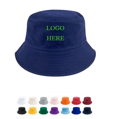 Full Cotton Bucket Sun Hat