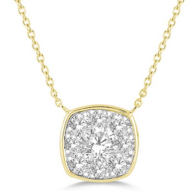 Jilco Inc Yellow Gold Diamond Necklace - 0.50 Twt