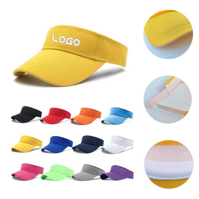 Twill Cotton Sport Sun Visor