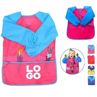 Water-Resistant Art Smock With Sleeves
