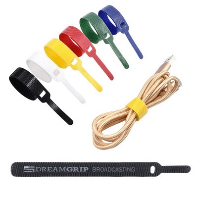 Reusable Hook and Loop Cable Tie Organizer
