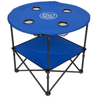 Rio Round Compact Folding Beach Table Size 28"
