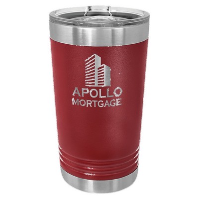 Polar Camel Maroon 16 oz. Pint with Slider Lid