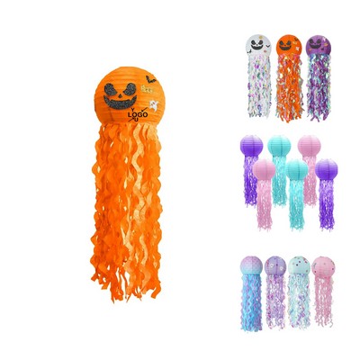 Spooky Tassel Pumpkin Lantern