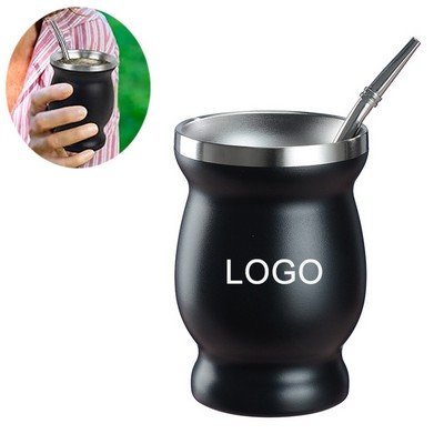 Yerba Mate Cup with Straw