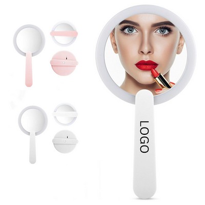 Rechargeable LED Magnetic Handheld Mirror