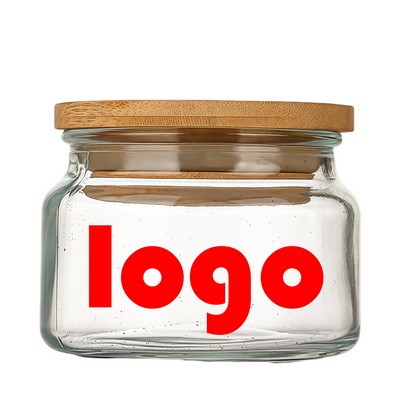 Apothecary Jar with Bamboo Lid