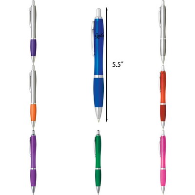 Soft Grip Retractable Ballpoint Pen