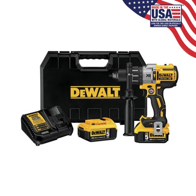 DeWalt 20V Max Xr Lithium-Ion Brushless 3-Speed Hammer Drill Kit