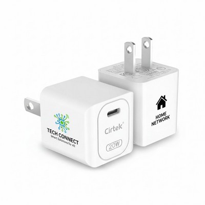 Cirtek® Portable 20W Wall Charger