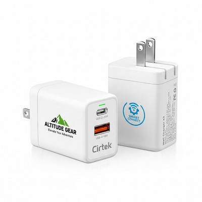 Cirtek® Foldable 20W PD Fast Charger