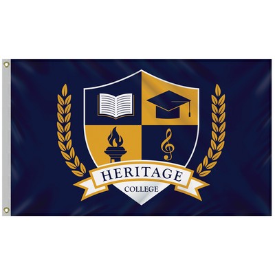 3' x 5' Digitally Printed Single Reverse Spun Polyester Flag