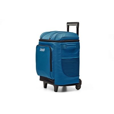 Newell Brands Distribution LLC Coleman Chiller 42-Can Wheeled Soft Cooler - Deep Ocean