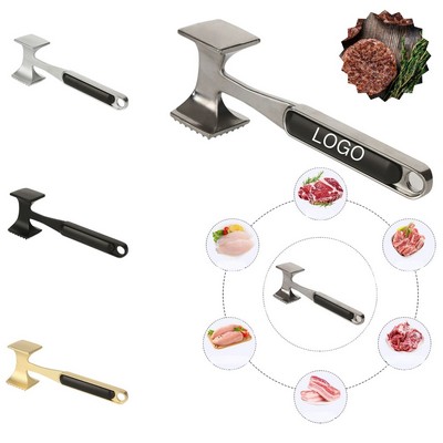 Dual-side Meat Mallet with Grip Handle