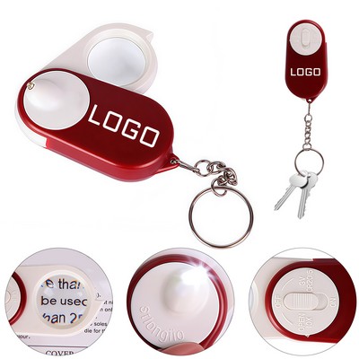 Keychain Magnifying Glass W/LED Light