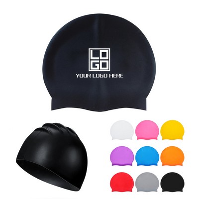 Unisex Silicone Non Slip Swim Cap
