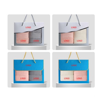 100% Cotton Towel Gift Box 2-PACK