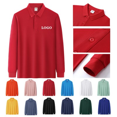 Timeless Long-Sleeve Polo for Men