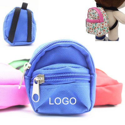 Mini Doll Backpacks Earphone Pouch Key Chain