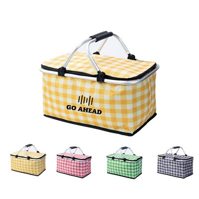 Insulated Cooler Picnic Basket