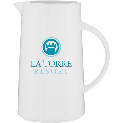 67 oz Wasser Ceramic Pitcher (White)