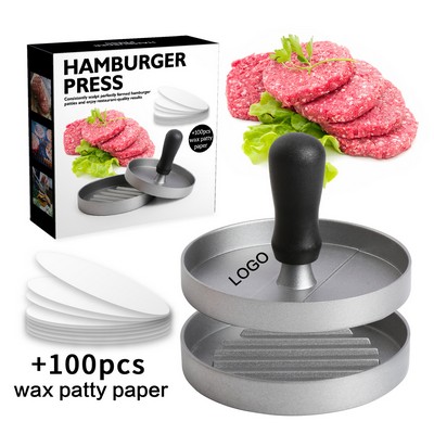 Aluminum Alloy Hamburger Meat Press and Pancake Press Mold Kitchen Press Tool
