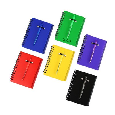 Compact Spiral Notebook With Sticky Notes