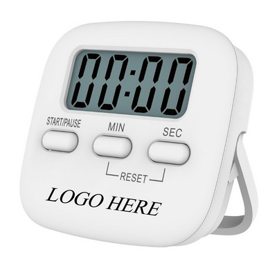 Digital Kitchen Timer With Magnetic Backing