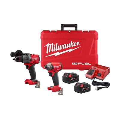 Milwaukee M18 Fuel 2-Tool Combo Kit - Hammer Drill & Hex Hydraulic Driver