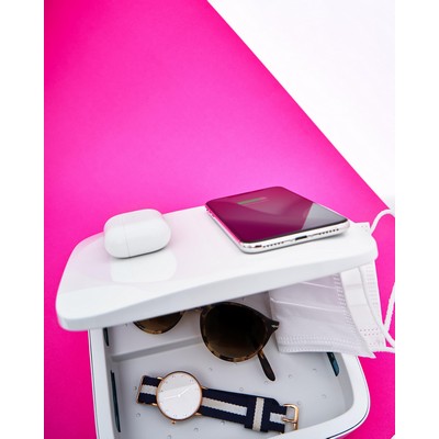 Einova Mundus Pro Uv-C Sanitizer And Dual 10W Wireless Qi Phone Charger