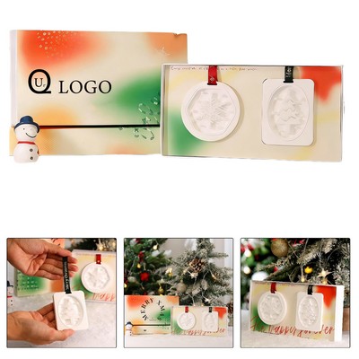 Snowflakes And Christmas Trees Aroma Pendant